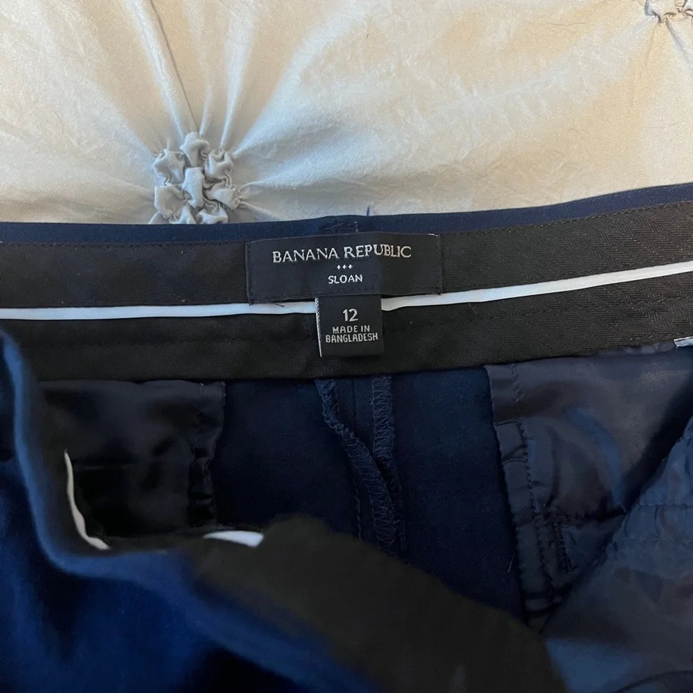 Banana Republic Sloan Dark Blue Pants - Picture 2 of 4